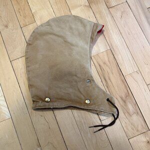 Vintage Carhartt Canvas Hood Replacement Snap On Red Quilt Lined